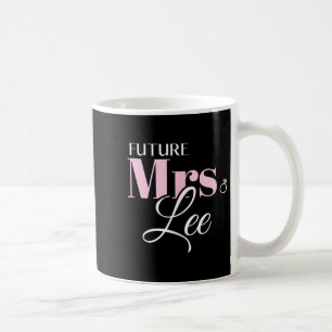Caneca De Café Futura sra lee noiva casamento noivo casamento