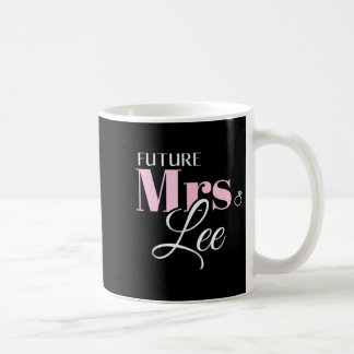 Caneca De Café Futura sra lee noiva casamento noivo casamento 