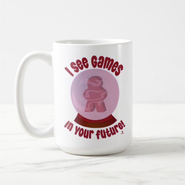 Caneca De Café Future Games Crystal Ball Hobby Predict This (Esquerda)