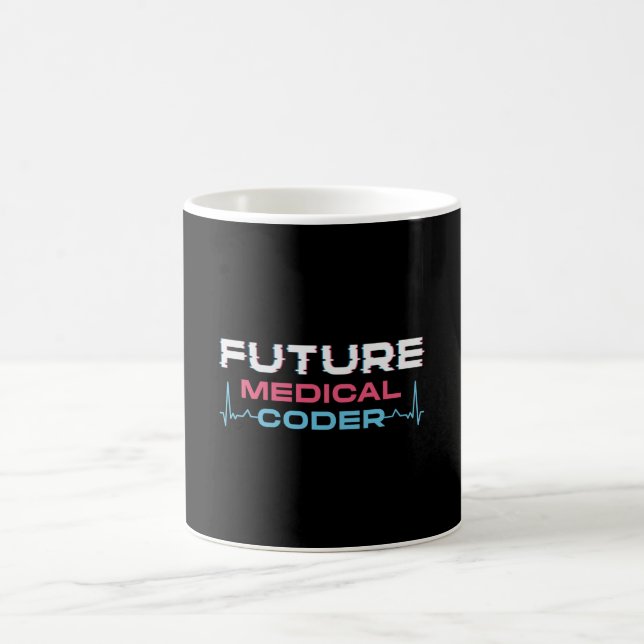 Caneca De Café Future Medical Coder Coding ICD Coder Programmer (Centro)