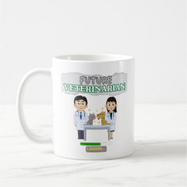 Caneca De Café Future Veterinarian Loading – Vet Student Design