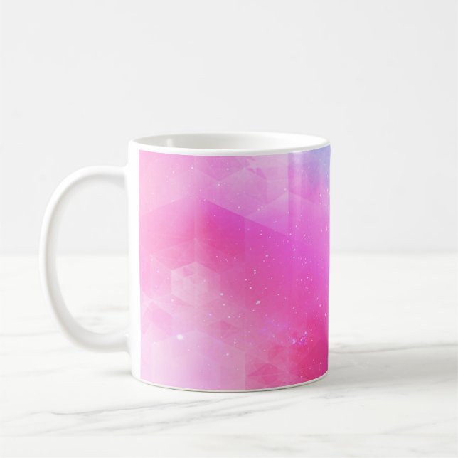 Caneca De Café Futurista abstrato de fundo (Esquerda)