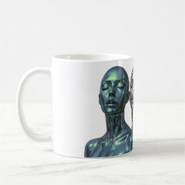 Caneca De Café Futuristic Beauty Trio