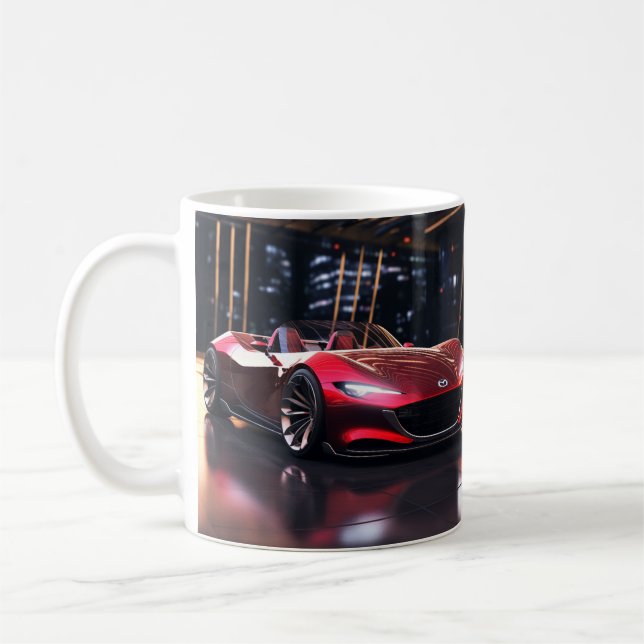 Caneca De Café Futurística Mazda MX5 Miada ND Mug (Esquerda)