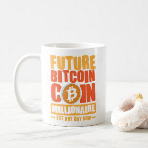 Caneca De Café Futuro BITCOIN Moin Millionaire