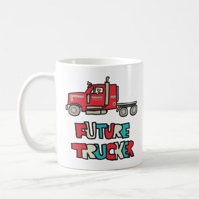 Caneca De Café Futuro Caminhoneiro (Esquerda)