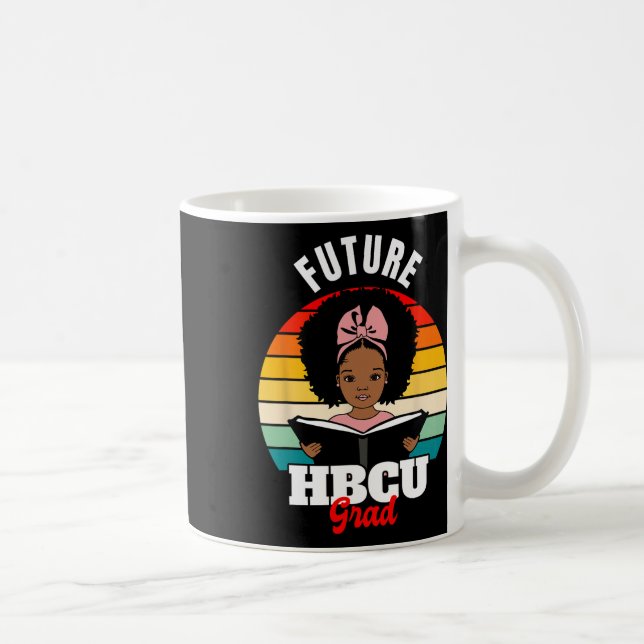 Caneca De Café Futuro Hbcu Formando a História Negra Africana Mês (Direita)