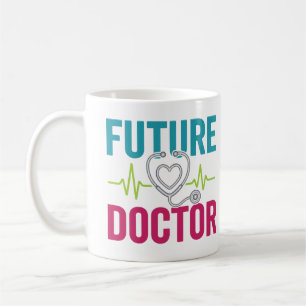 Caneca De Café Futuro Médico Cute Medical para o Dia do Médico