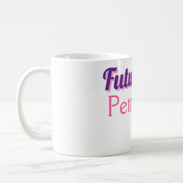 Caneca De Café Futuro nome da Sra adicionar nome da noiva parte d (Esquerda)