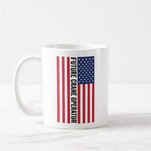 Caneca De Café Futuro operador de guindaste