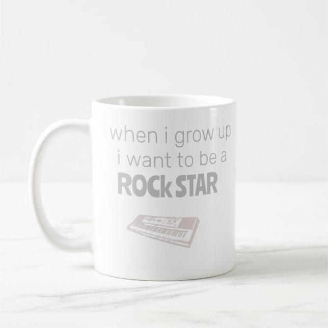 Caneca De Café Futuro Rock Star Coffee Mug (Esquerda)