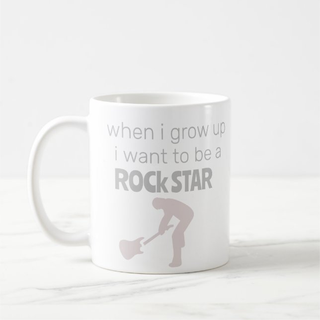 Caneca De Café Futuro Rock Star Coffee Mug (Esquerda)