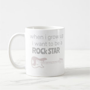 Caneca De Café Futuro Rock Star Coffee Mug