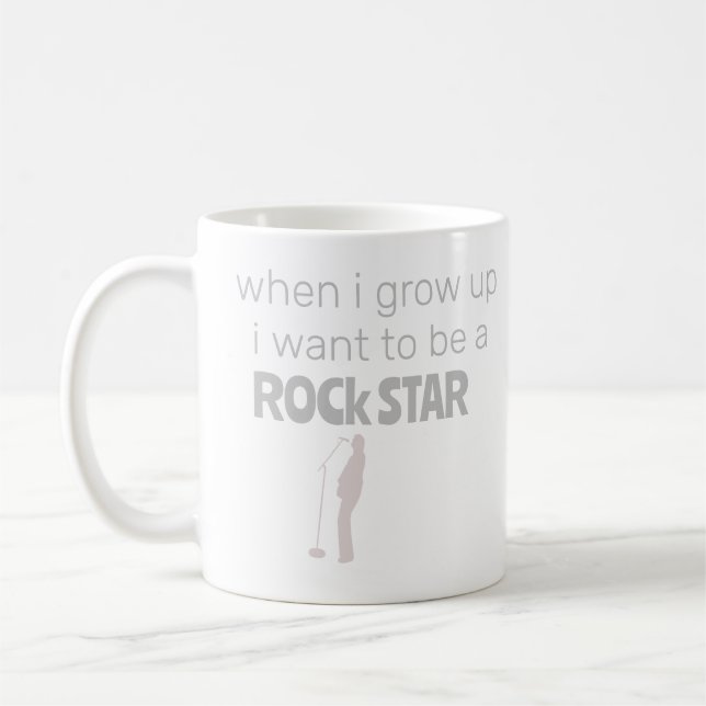 Caneca De Café Futuro Rock Star Coffee Mug (Esquerda)