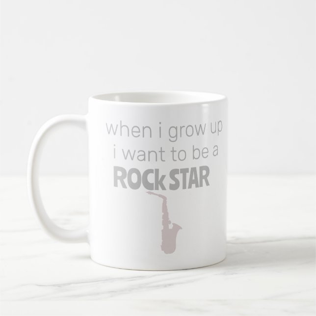 Caneca De Café Futuro Rock Star Coffee Mug (Esquerda)