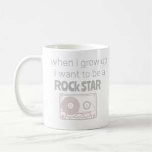 Caneca De Café Futuro Rock Star Coffee Mug