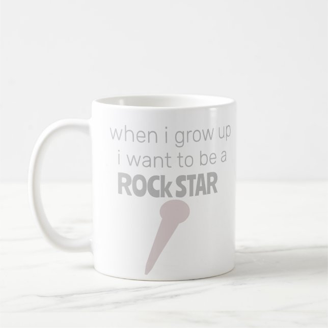 Caneca De Café Futuro Rock Star Coffee Mug (Esquerda)