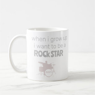 Caneca De Café Futuro Rock Star Coffee Mug