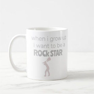 Caneca De Café Futuro Rock Star Coffee Mug