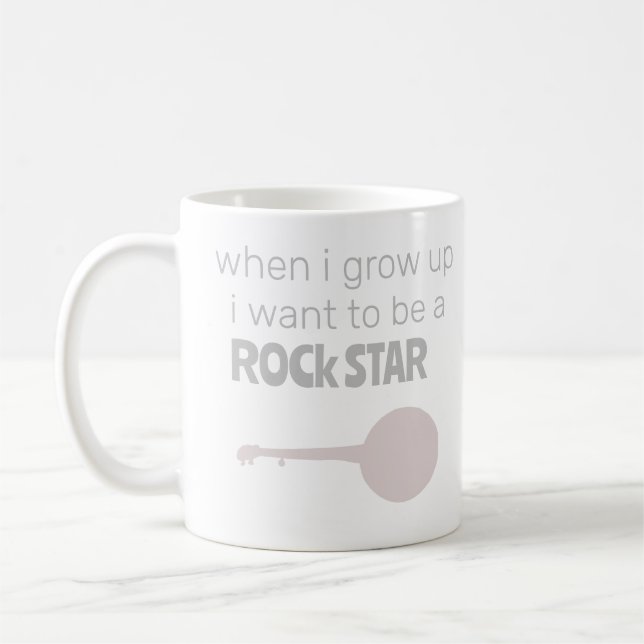 Caneca De Café Futuro Rock Star Coffee Mug (Esquerda)