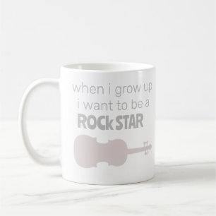 Caneca De Café Futuro Rock Star Coffee Mug