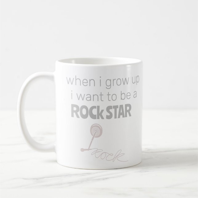 Caneca De Café Futuro Rock Star Coffee Mug (Esquerda)