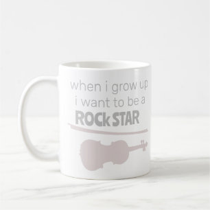 Caneca De Café Futuro Rock Star Coffee Mug