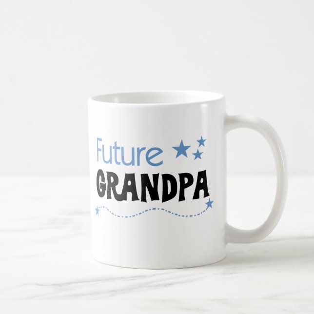Caneca De Café Futuros Camisetas e presentes do avô (Direita)