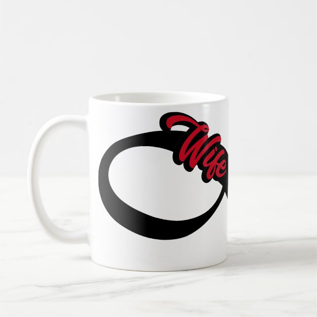 Caneca De Café FW [2] Esposa-Fogo com Símbolo Infinito e Maltês (Esquerda)