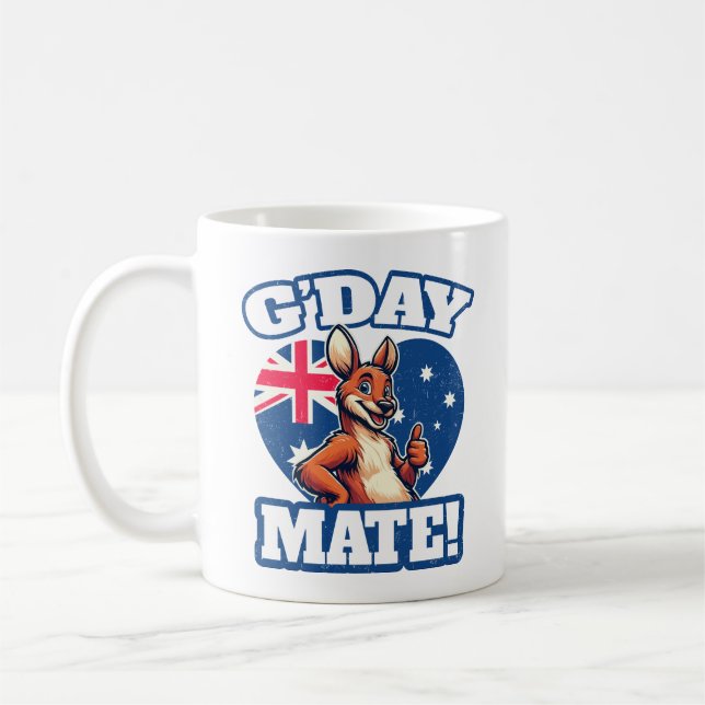 Caneca De Café G-Day Mate - Gíria Australiana (Esquerda)