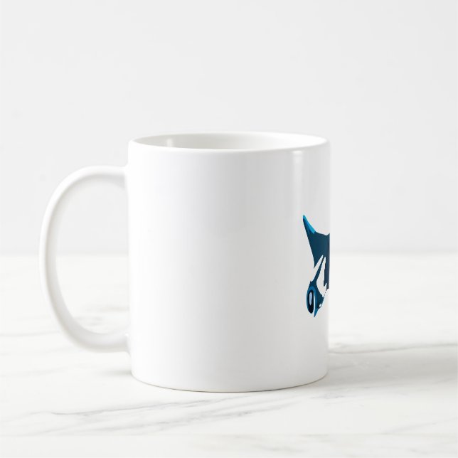 Caneca De Café G é para Giant Manta Ray (Esquerda)