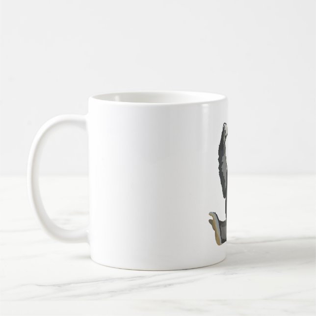 Caneca De Café G é para Gorilla Female (Esquerda)