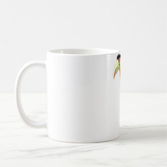 Caneca De Café G é para Green Billed Toucan (Esquerda)