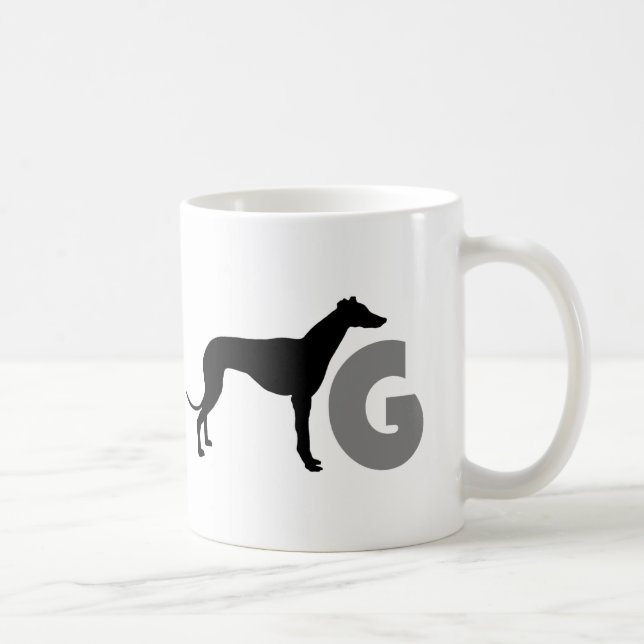 Caneca De Café G é para o galgo (Direita)
