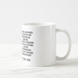 Caneca De Café G.K. Erro dos progressistas dos conservadores de