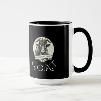 Caneca de café G.O.A.T.