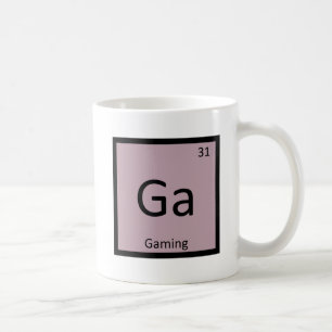 Caneca De Café Ga - Jogos de Química de Jogos Tabela Periódica Sí