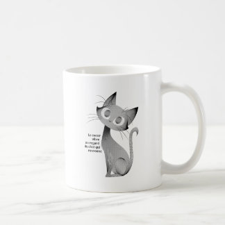 Caneca De Café Gabinete do chat au count langoureux