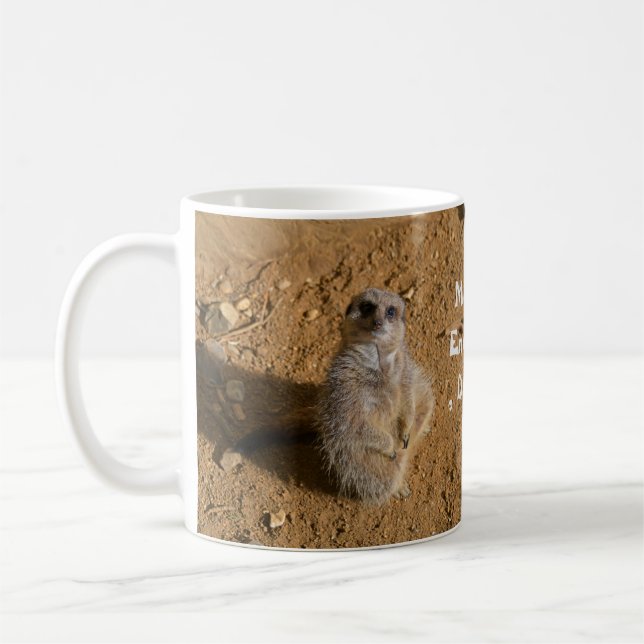 Caneca De Café Gabinete Meerkat, Parque Drusillas (Esquerda)