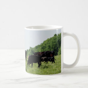 Caneca De Café Gado Angus preto