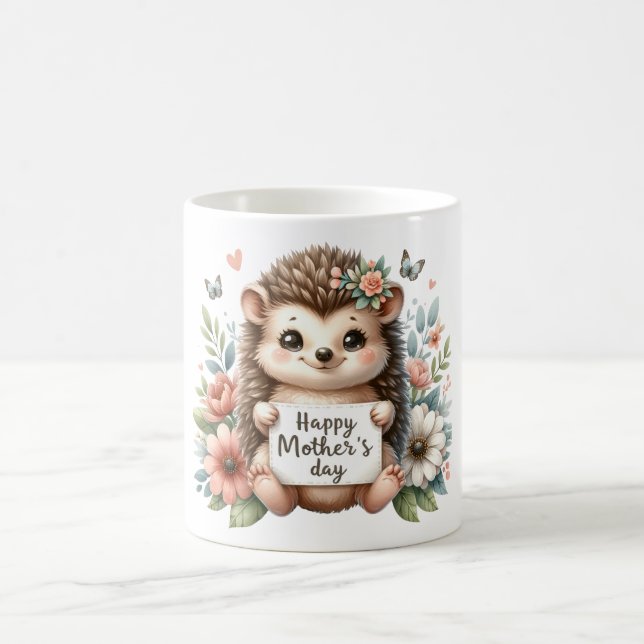 Caneca De Café Gado Dia de as mães Feliz e Bonito (Centro)