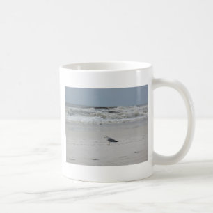 Caneca De Café Gaivota na praia