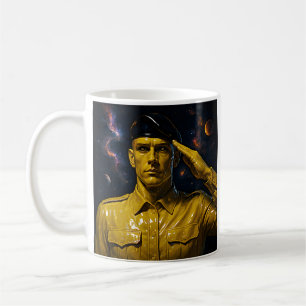 Caneca De Café Galactic Soldier Salute