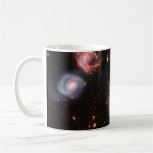 Caneca De Café Galáxia Cartwheel JWST Telescópio Espacial James W