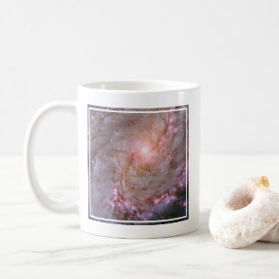 Caneca De Café Galáxia Espiral M83, Ablaze Com Formação De Estrel
