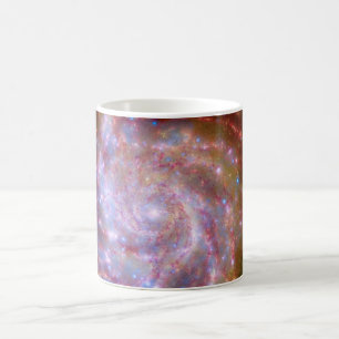 Caneca De Café Galáxia Espiral Messier 101 - Foto do Telescópio H