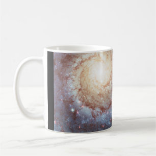 Caneca De Café Galáxia Espiral Messier 74 Foto Espacial