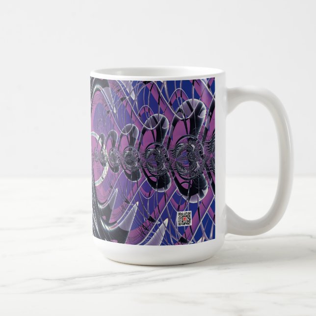 Caneca De Café Galáxia Roxa (Direita)