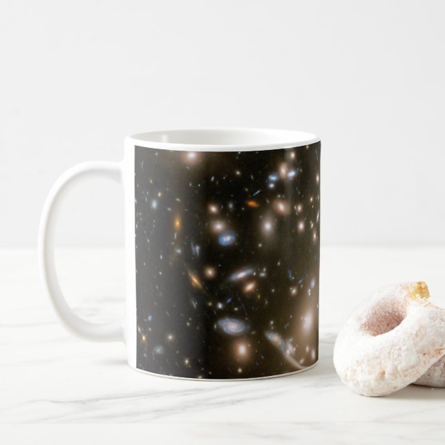 Caneca De Café Galaxy Cluster Abell 370 (Com Donut)