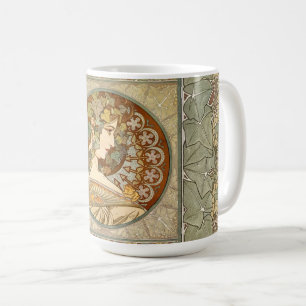 Caneca De Café Galeria de Ivy Alphonse MuchaHD